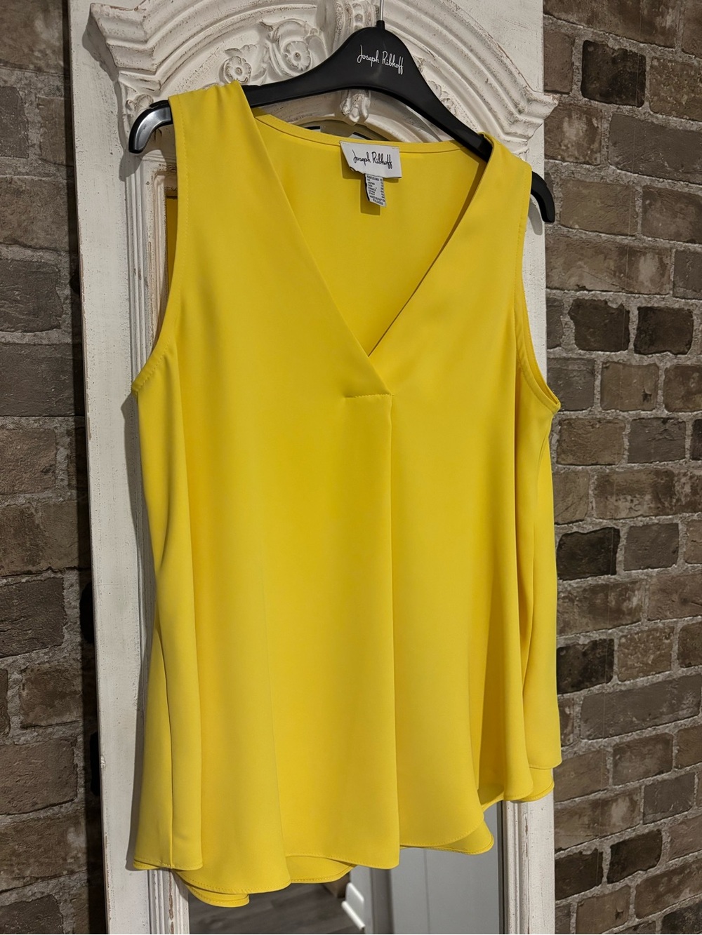 Joseph Ribkoff Vibrant Yellow V-Neck Sleeveless Camisole
